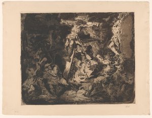 Christ en croix - Barbara Elisabeth van Houten (signed by artist)