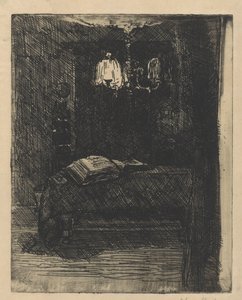 Table avec livre ouvert - Barbara Elisabeth van Houten (signed by artist)