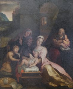 Sainte Famille avec Saint Jean et Sainte Élisabeth - Barbara Longhi