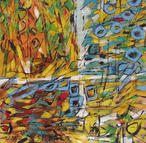 Paysage abstrait éclatant - Barbara Piatti
