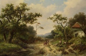 Paysage de campagne - Barend Cornelis Koekkoek