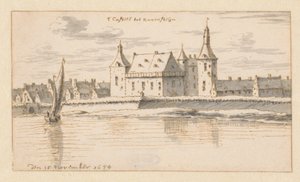 Vue du château de Ravenstein, Brabant-Septentrional - Barend Klotz (attributed to)