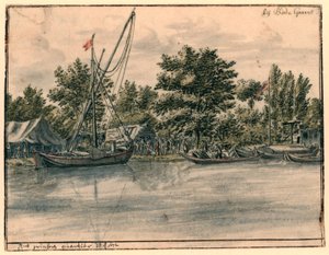 Vue du quartier de Guillaume III près de Bodegraven - Barend Klotz (possibly)