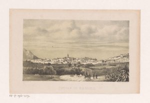 Vue de Tétouan au Maroc