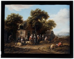 Le marché aux cochons - Barent Gael
