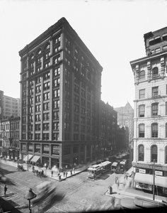 105 West Monroe Street, Chicago, Illinois, USA, c.1895 (photo n/b) - Barnes and Crosby