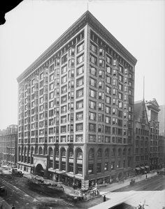 Chicago Stock Exchange, Chicago, Illinois, USA, c.1907 (photo n/b)