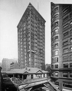 Bâtiment Fisher, Chicago, Illinois, États-Unis, c.1896 - Barnes and Crosby