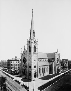 Cathédrale du Saint-Nom, Chicago, Illinois, États-Unis, c.1895 - Barnes and Crosby