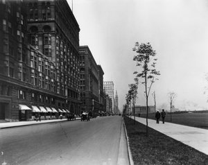 Avenue Michigan, Chicago, Illinois, USA, vers 1905