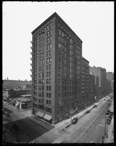 Bâtiment Pontiac, Chicago, Illinois, USA, vers 1891 - Barnes and Crosby