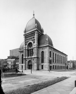 Congrégation du Sinaï, Chicago, Illinois, USA, vers 1900