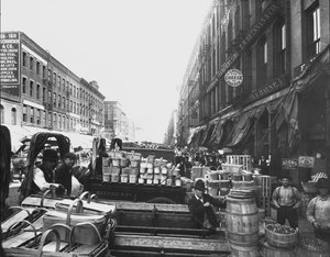 Marché de South Water Street, Chicago, Illinois, USA, c.1905 - Barnes and Crosby