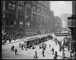 Vue du Fair Store sur State Street, Chicago, Illinois, USA, c.1905 (photo n/b) - Barnes and Crosby