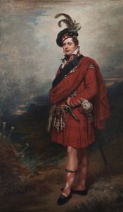 Auguste Frédéric, duc de Sussex, en costume écossais, 1885 - Barnett Samuel Marks