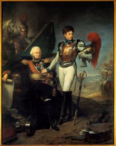 Portrait de Jean Lariboisière et de son fils Honoré à la bataille de la Moskova - Baron Antoine Jean Gros