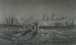 Les Lavandières ou les Blanchisseuses de Nuit, illustration pour Légendes Rustiques par George Sand