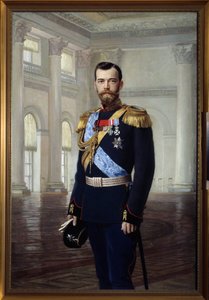 Portrait du tsar de Russie Nicolas II en 1900 - Baron Ernest Friedrich von Liphart