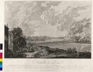 Bataille de Lodi 1796 (gravure sur cuivre) - Baron Louis Albert Bacler d