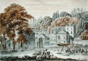 La Nouvelle Place du Pont, Sèvres, en 1822