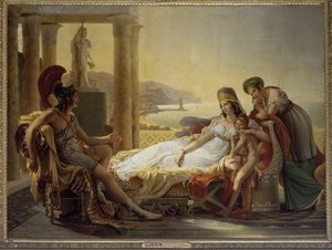 Énée racontant à Didon les malheurs de Troie - Baron Pierre Narcisse Guerin