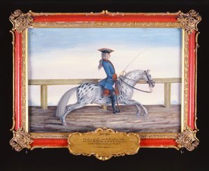 No. 29 Un cheval gris pommelé de l