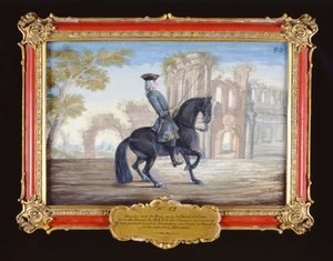 Le Bienvenu, un cheval bai foncé de l
