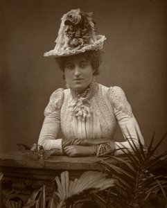 Actrice britannique Cissy Grahame dans Le Pickpocket, 1886 - Barraud
