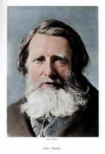 John Ruskin, critique, poète et artiste anglais