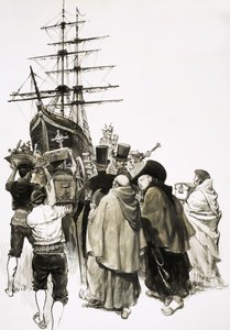 En 1823, le Mary Dear est rempli d