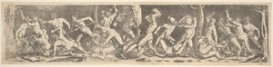 Bataille pour la bannière copie, début du 16e siècle - Barthel Beham