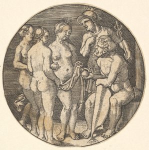 Jugement de Paris copie, 16ème siècle - Barthel Beham