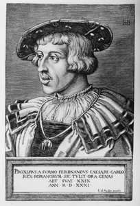 Portrait de Ferdinand Ier de Habsbourg, 1531 - Barthel Beham