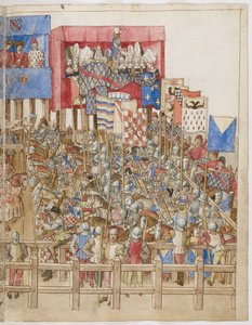 Enluminure du Livre des tournois du Roi René d