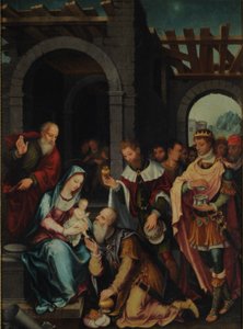 Adoration des Mages - Bartholomaeus Bruyn the Elder