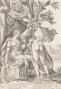 Hercule et Omphale, 1590