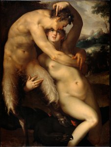 Jupiter et Antiope - Bartholomaeus Spranger