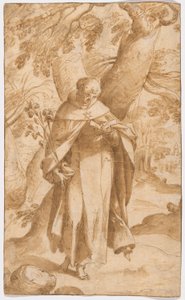 Saint Dominique lisant - Bartholomaeus Spranger