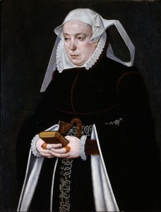 Portrait de femme, vers 1560-70 (huile sur panneau) - Bartholomaus the Younger Bruyn