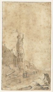 Porta San Paolo à Rome - Bartholomeus Breenbergh