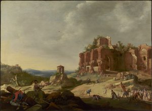 La lapidation de saint Étienne - Bartholomeus Breenbergh