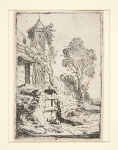La maison près de la tour hexagonale - Bartholomeus Breenbergh