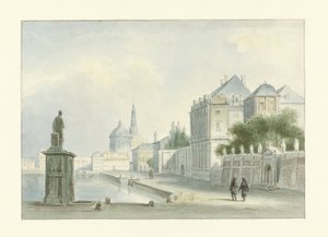 Vue de ville italienne - Bartholomeus Johannes van Hove