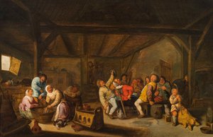 La Nuit des Rois, 17e siècle - Bartholomeus Molenaer