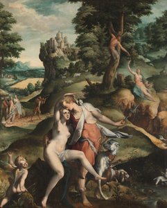 Vénus et Adonis - Bartholomeus Spranger