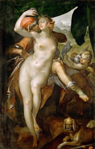 Vénus et Adonis - Bartholomeus Spranger