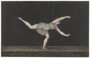 Danseuse Annette Köbler, exécutant le Pas-de-Zephir - Bartholomeus Ziesenis
