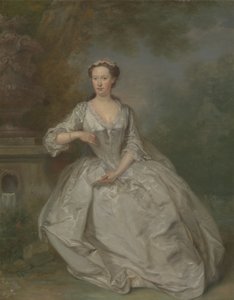 Une dame avec un livre, c.1730-40 - Bartholomew Dandridge