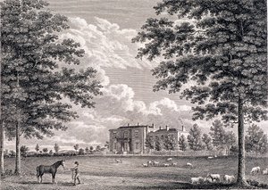 Brockwell Hall, Herne Hill, Lambeth, Londres, 1820 - Bartholomew Howlett