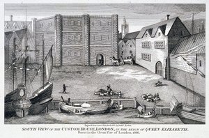 Custom House, Londres, vers 1815